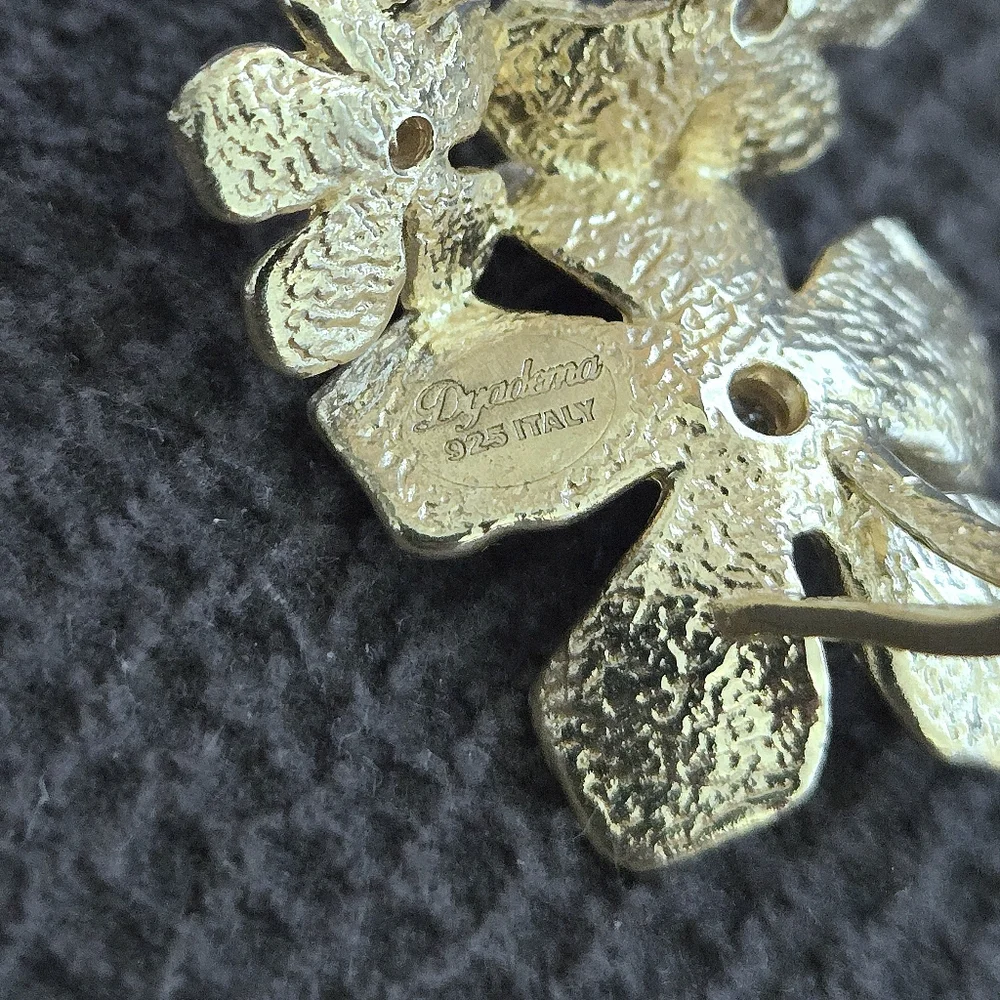 Mia Fiore Textured Gold💛 Triple3️⃣ Blossom🌸 Ring💍 - NWT - Picture 9 of 16